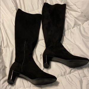 Nine West Suede Just Over Knee Boots